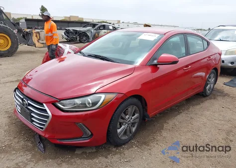 2017 Hyundai Elantra Se из США, поврежденный, VIN 5NPD84LF5HH048092